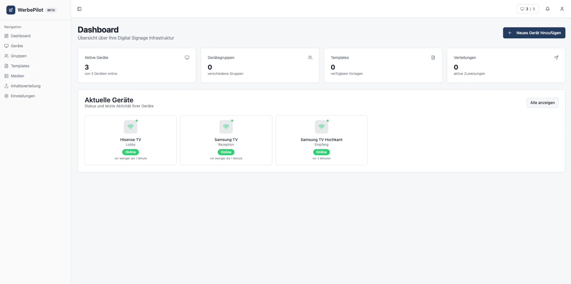 WerbePilot Dashboard